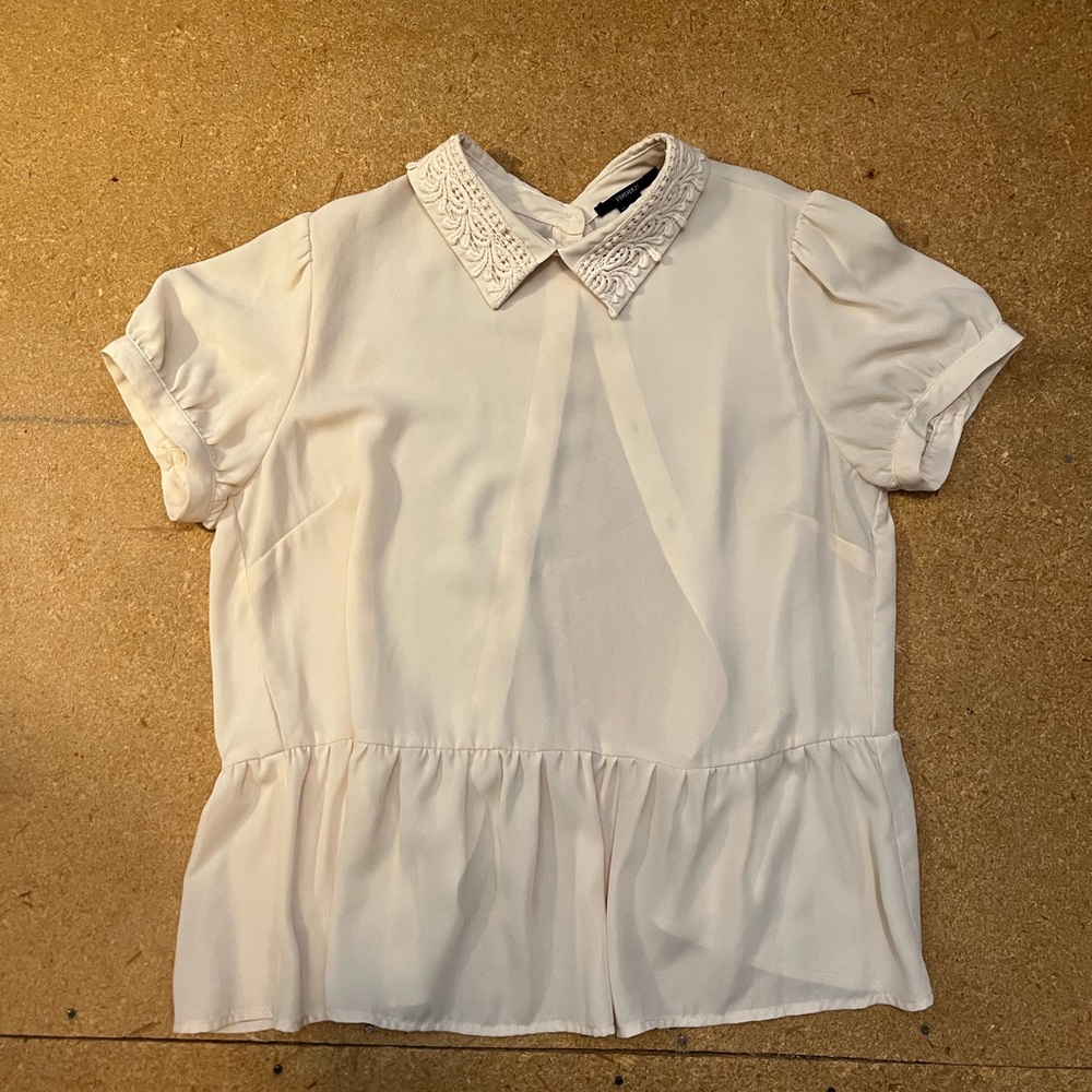 Forever 21 Embroidered Blouse